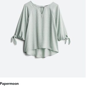 Tie sleeve blouse XXL